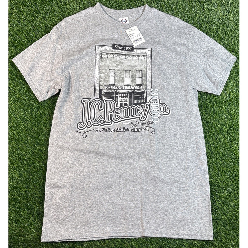 New JC Penney Co Golden Rule Store One Price Short Sleeve T-Shirt Sz M NOS - Picture 2 of 10
